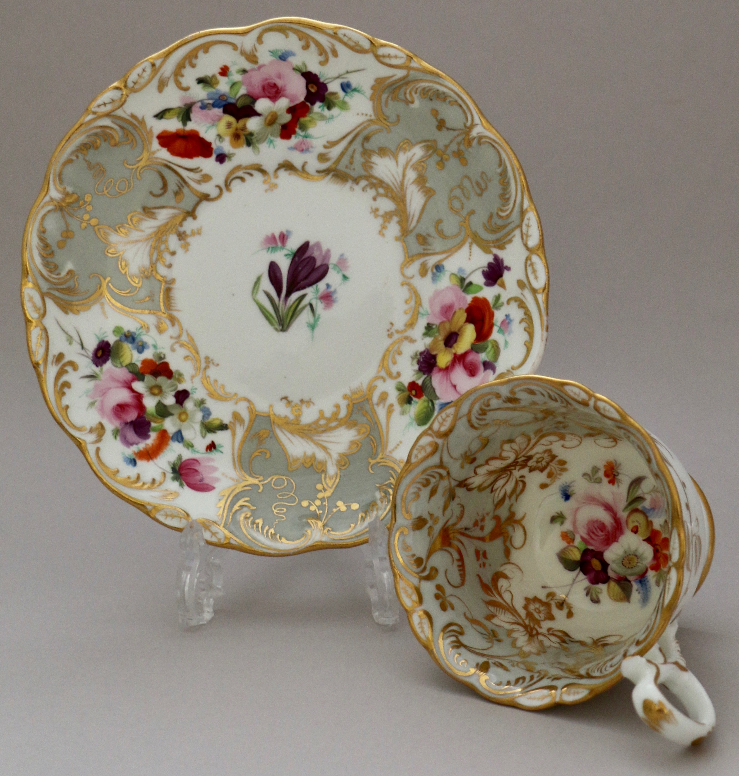 Coalport ‘Adelaide’ finely decorated cup & saucer, ca.1831 - Cotswold ...