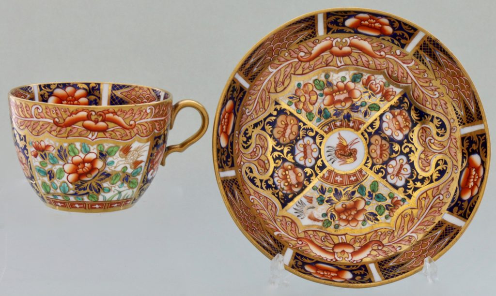 Gorgeous Spode ‘Imari’ teacup & saucer, 1809 - Cotswold Antiques