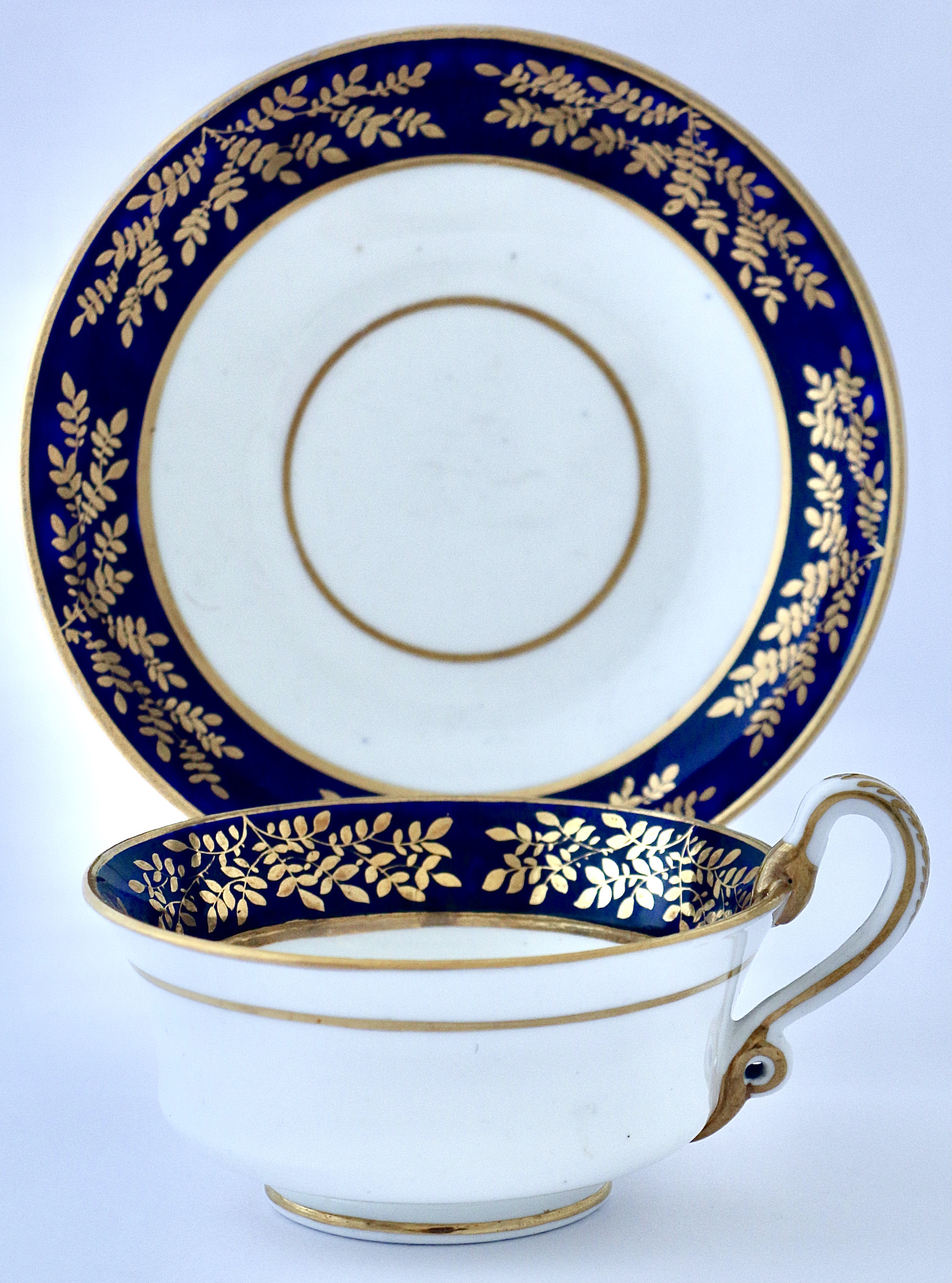 Spode 'Etruscan' pattern 2721 teacup & saucer, 1817 - Cotswold