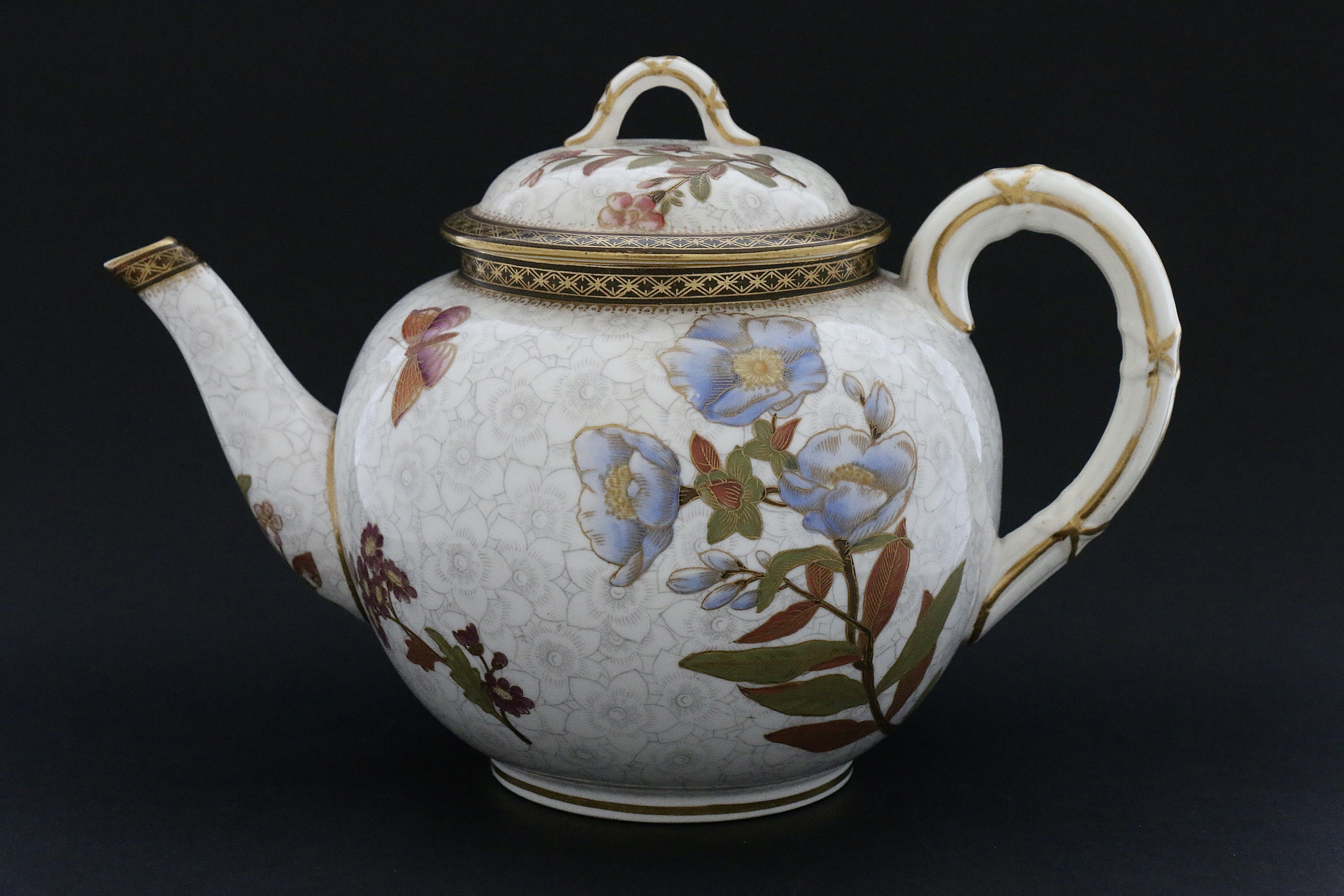 Royal Worcester Aesthetic Movement Teapot 1888 Cotswold Antiques